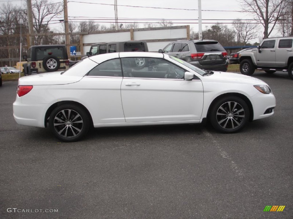 Bright White 2013 Chrysler 200 S Hard Top Convertible Exterior Photo #77855009