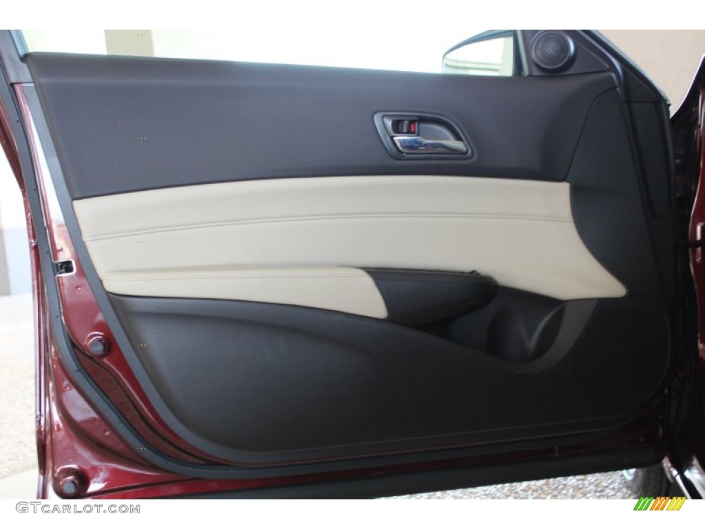 2013 Acura ILX 2.0L Technology Parchment Door Panel Photo #77855286