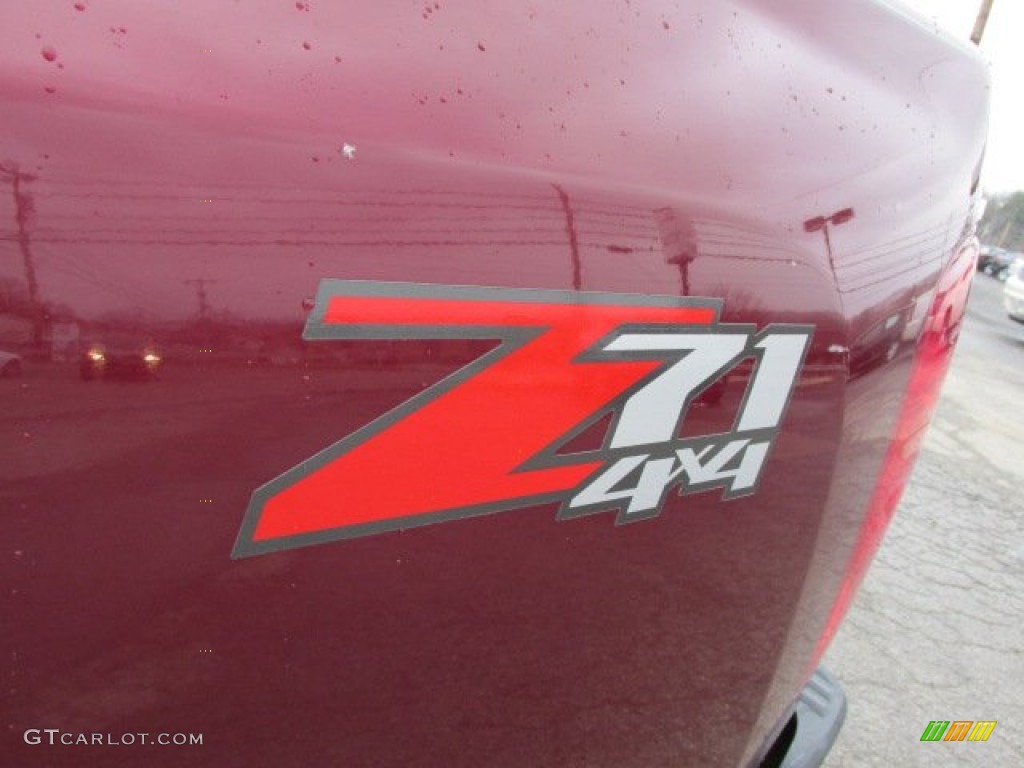 2008 Silverado 1500 Z71 Extended Cab 4x4 - Deep Ruby Metallic / Ebony photo #4