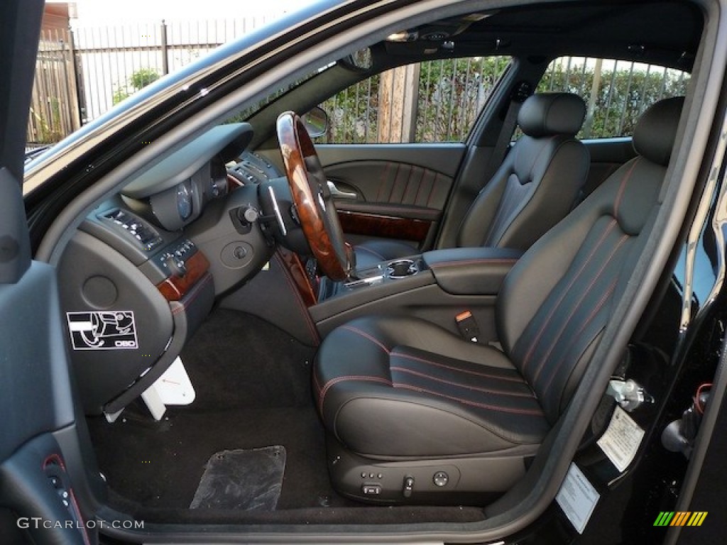 Nero Interior 2013 Maserati Quattroporte S Photo #77855565