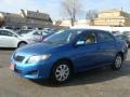 Blue Streak Metallic 2009 Toyota Corolla LE Exterior