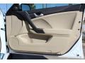 Parchment 2013 Acura TSX Technology Door Panel