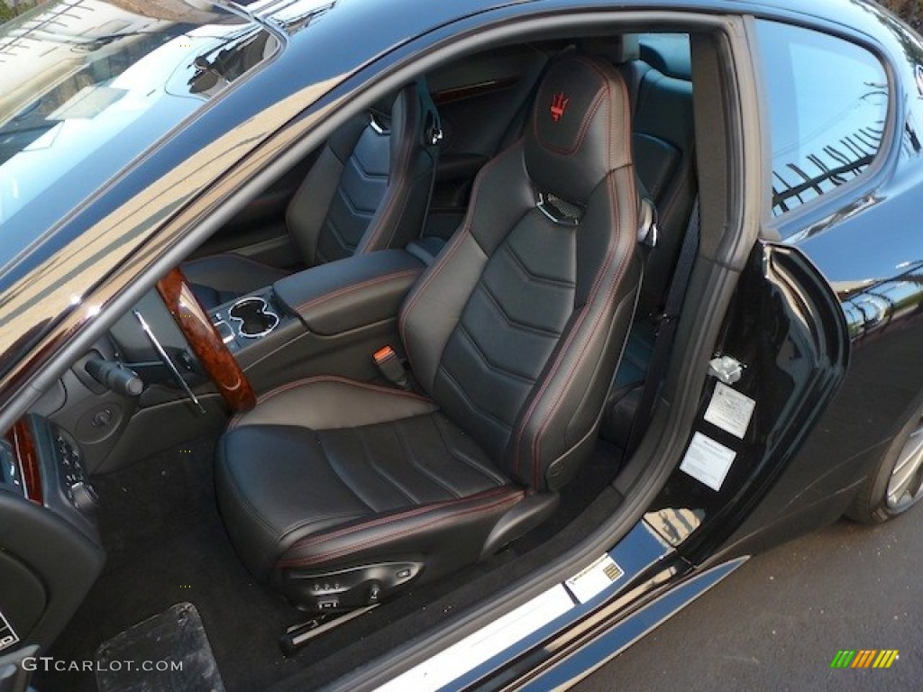 Nero Interior 2013 Maserati GranTurismo Sport Coupe Photo #77856244