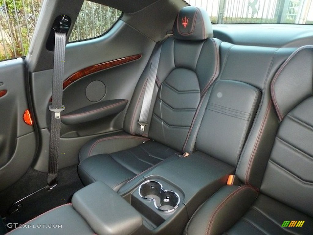 2013 Maserati GranTurismo Sport Coupe Rear Seat Photo #77856462