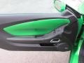 Black/Green 2010 Chevrolet Camaro LT Coupe Synergy Special Edition Door Panel