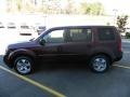 2013 Dark Cherry Pearl Honda Pilot EX-L  photo #4