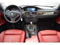 Coral Red/Black Dashboard Photo for 2008 BMW 3 Series #77857113