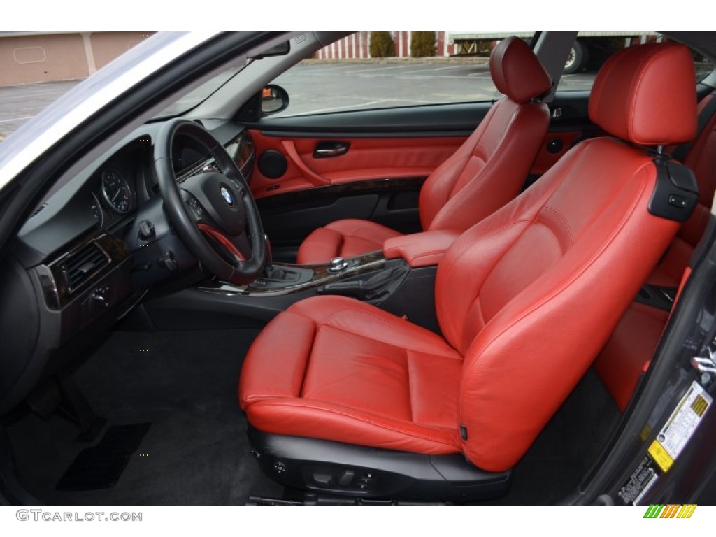 Coral Red/Black Interior 2008 BMW 3 Series 335xi Coupe Photo #77857173