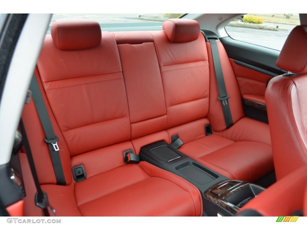 2008 BMW 3 Series 335xi Coupe Rear Seat Photo #77857220
