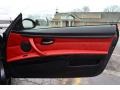 Coral Red/Black Door Panel Photo for 2008 BMW 3 Series #77857376