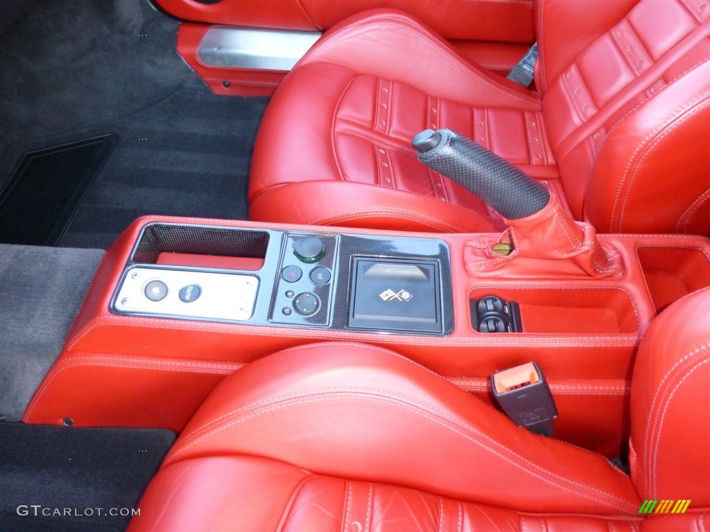 Rosso (Red) Interior 2006 Ferrari F430 Spider F1 Photo #77857480