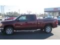 2009 Sonoma Red Metallic GMC Sierra 1500 SLE Z71 Extended Cab 4x4  photo #2