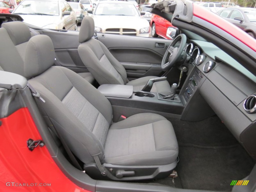 2006 Mustang V6 Premium Convertible - Torch Red / Dark Charcoal photo #8