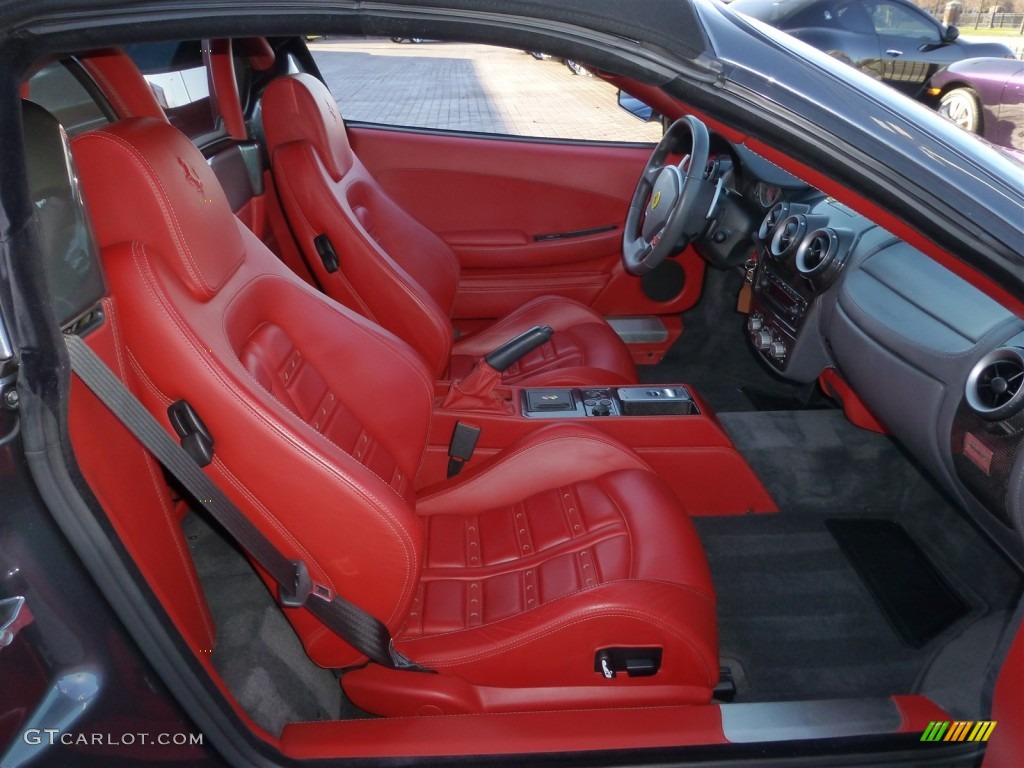 Rosso (Red) Interior 2006 Ferrari F430 Spider F1 Photo #77857605