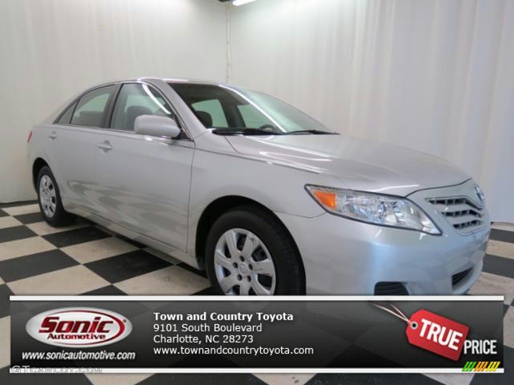 2010 Camry LE V6 - Classic Silver Metallic / Ash Gray photo #1