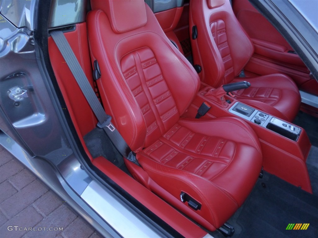 Rosso (Red) Interior 2006 Ferrari F430 Spider F1 Photo #77857650