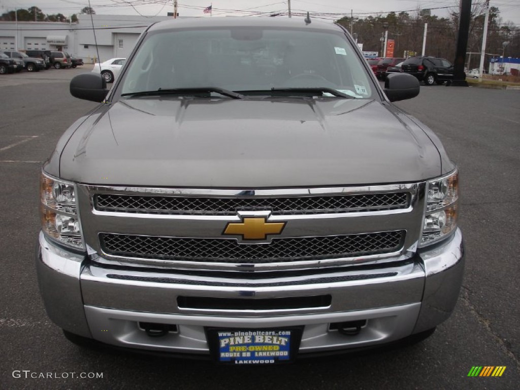 2013 Silverado 1500 LT Crew Cab 4x4 - Graystone Metallic / Ebony photo #2