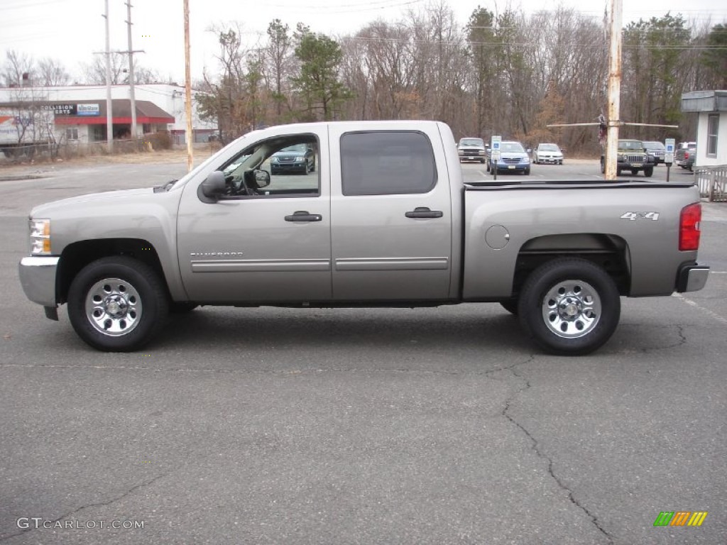 2013 Silverado 1500 LT Crew Cab 4x4 - Graystone Metallic / Ebony photo #6