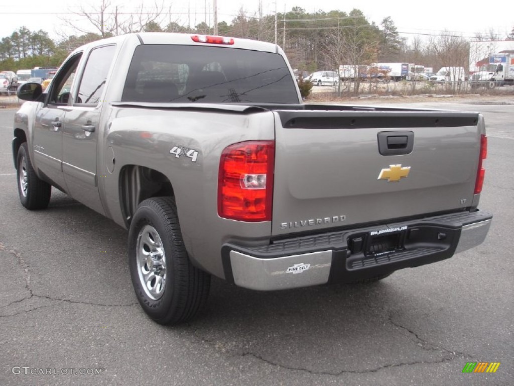 2013 Silverado 1500 LT Crew Cab 4x4 - Graystone Metallic / Ebony photo #9