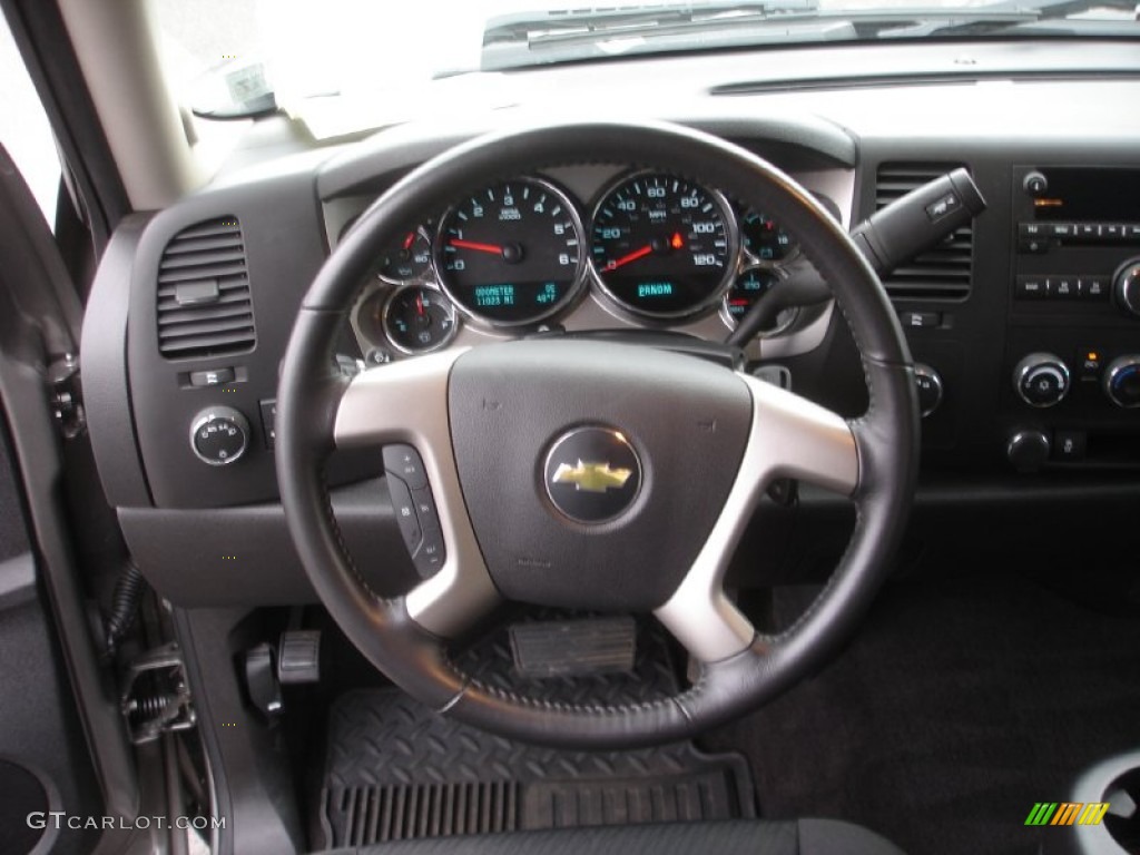 2013 Silverado 1500 LT Crew Cab 4x4 - Graystone Metallic / Ebony photo #12