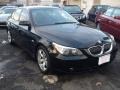Jet Black - 5 Series 525i Sedan Photo No. 3