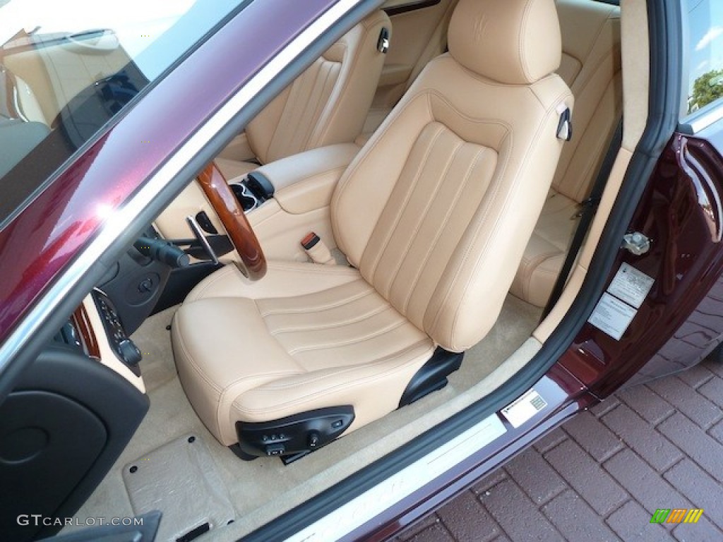 Beige Interior 2009 Maserati GranTurismo Standard GranTurismo Model Photo #77858079