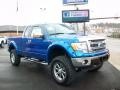 Blue Flame Metallic - F150 XLT SuperCab 4x4 Photo No. 7