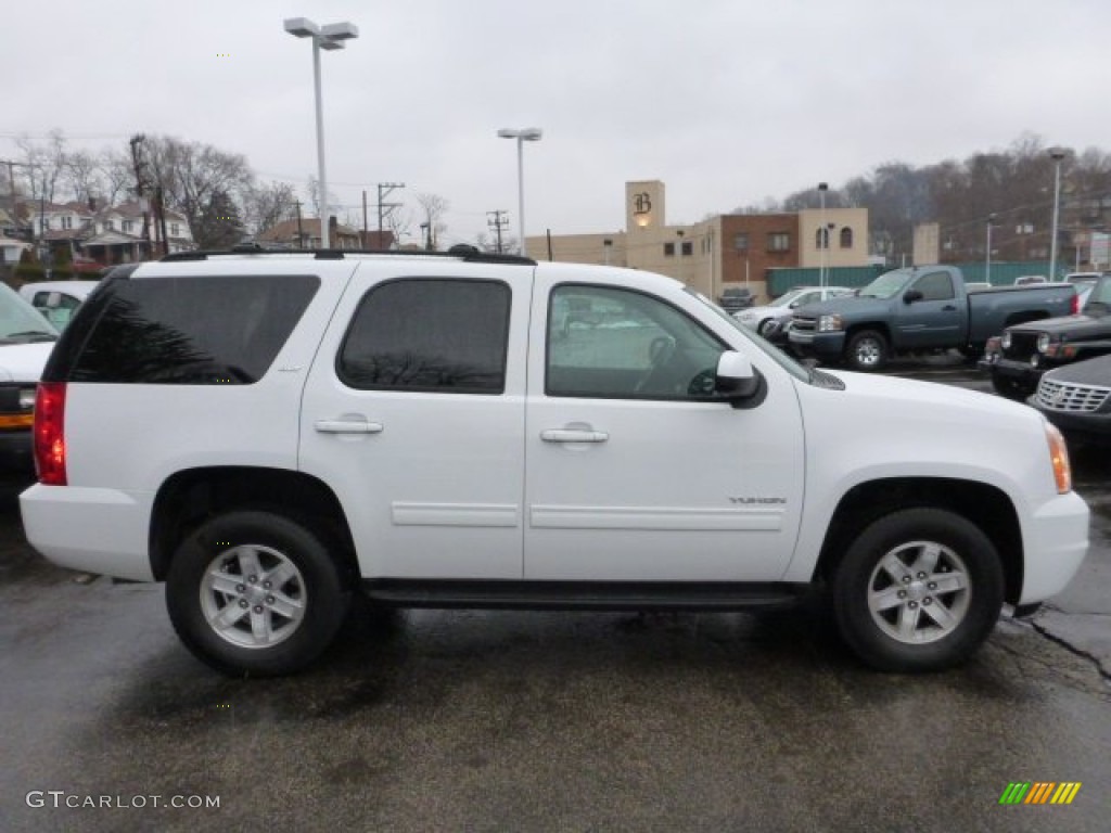 Summit White 2013 GMC Yukon SLT 4x4 Exterior Photo #77858163