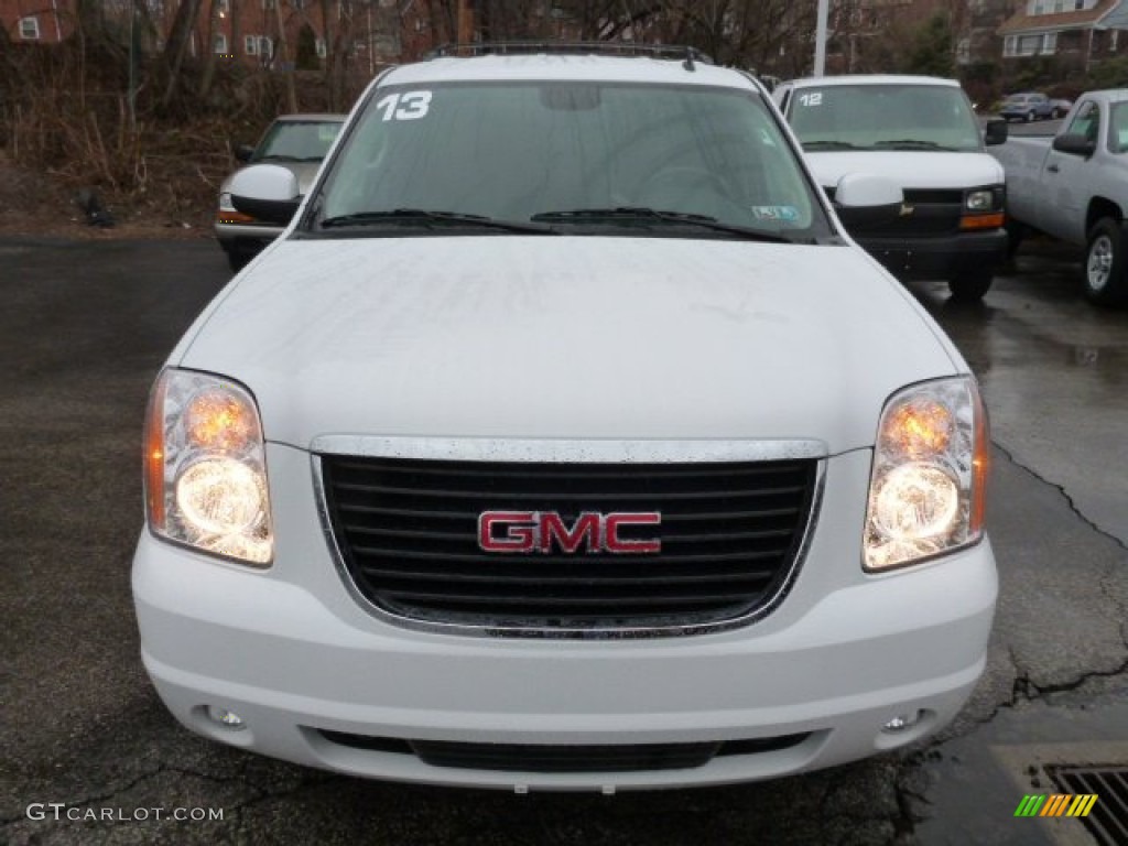 2013 Yukon SLT 4x4 - Summit White / Ebony photo #14