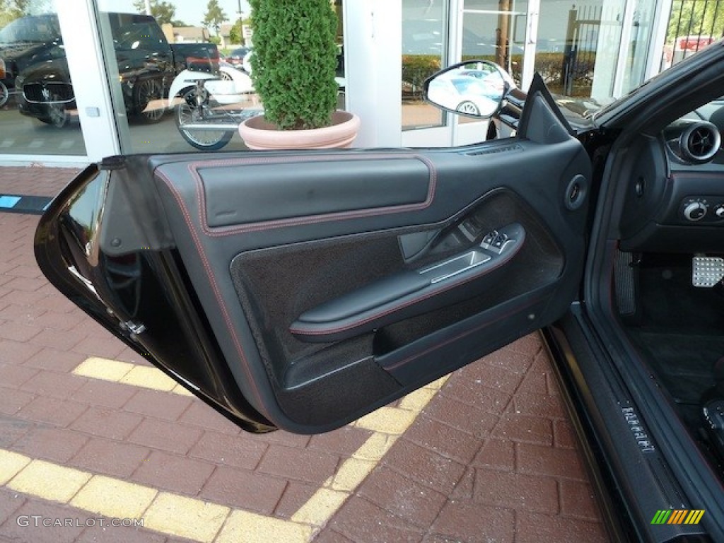 2007 Ferrari 599 GTB Fiorano F1 Nero (Black) Door Panel Photo #77858727