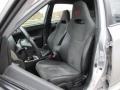 Graphite Gray Alcantara/Carbon Black Leather Front Seat Photo for 2009 Subaru Impreza #77859130