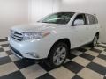 Blizzard White Pearl 2013 Toyota Highlander Limited Exterior
