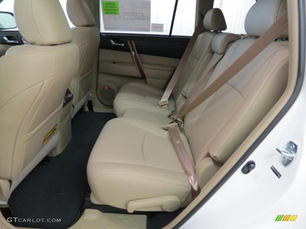 2013 Toyota Highlander Limited Rear Seat Photo #77859399