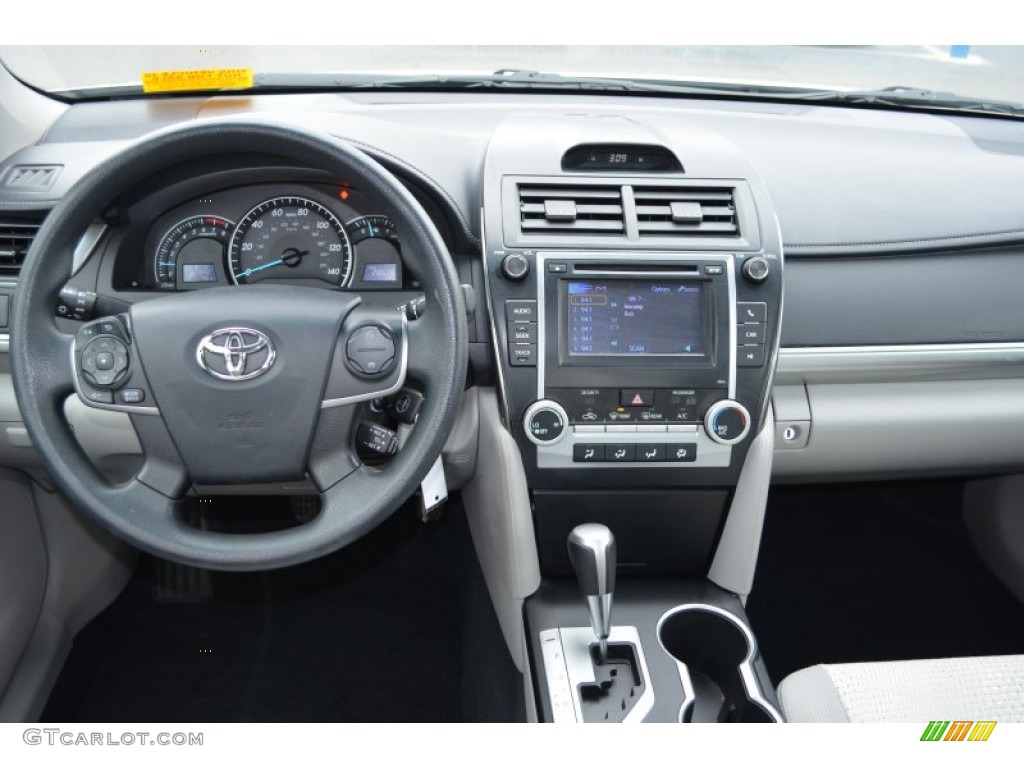 2012 Toyota Camry LE Ash Dashboard Photo #77859408