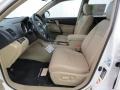 Front Seat of 2013 Highlander Limited