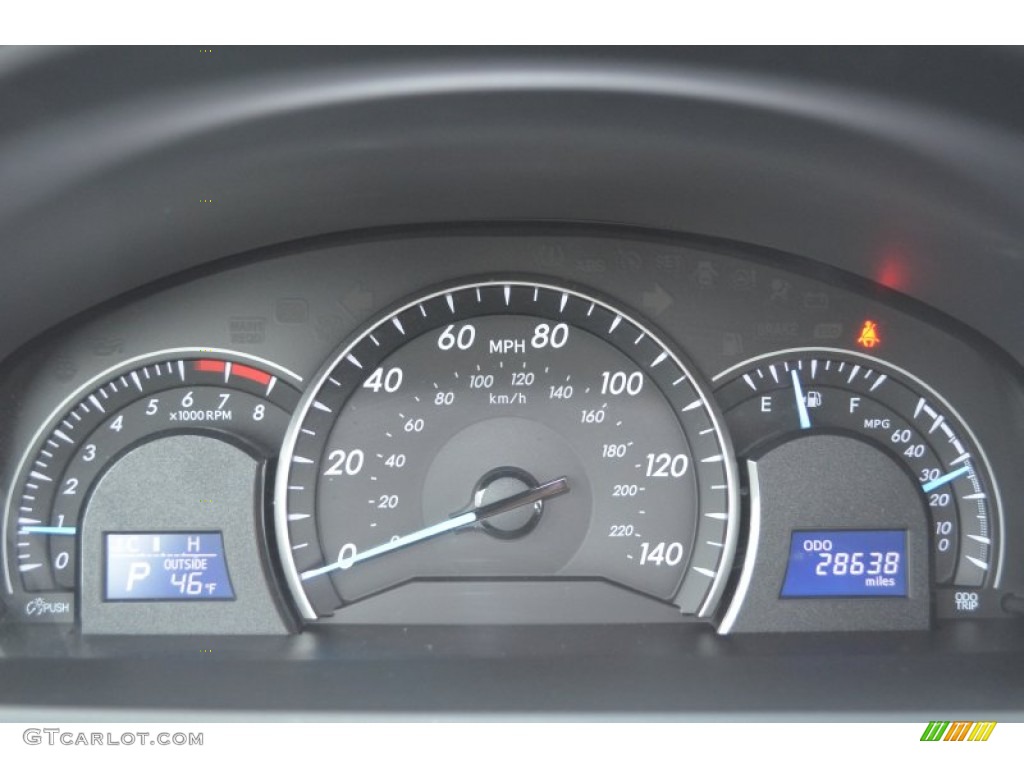 2012 Toyota Camry LE Gauges Photo #77859555