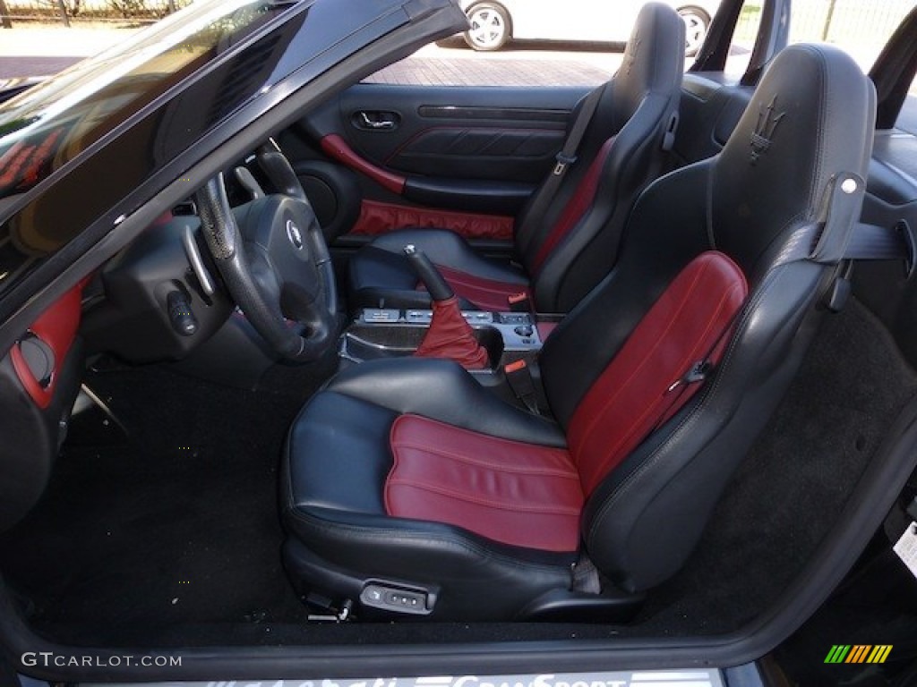 Nero/Bordeaux Interior 2006 Maserati GranSport Spyder Photo #77859693