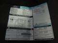 2011 Ford Taurus SEL Window Sticker