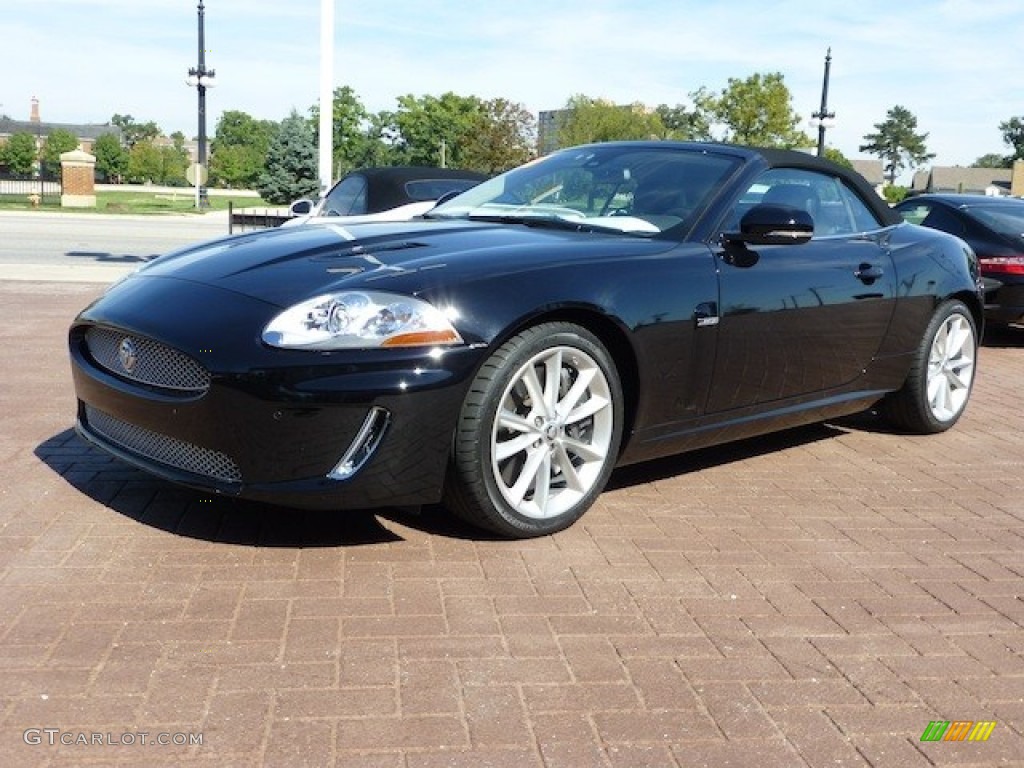 Ebony Black 2010 Jaguar XK XKR Convertible Exterior Photo #77859981