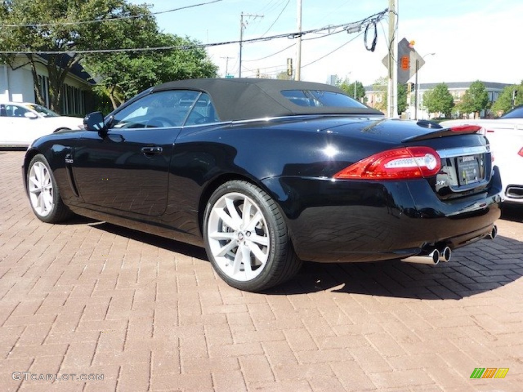 Ebony Black 2010 Jaguar XK XKR Convertible Exterior Photo #77860022