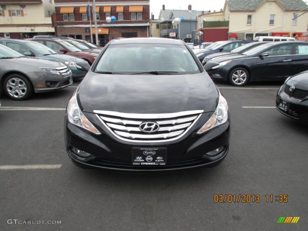 2011 Sonata Limited - Midnight Black / Black photo #1