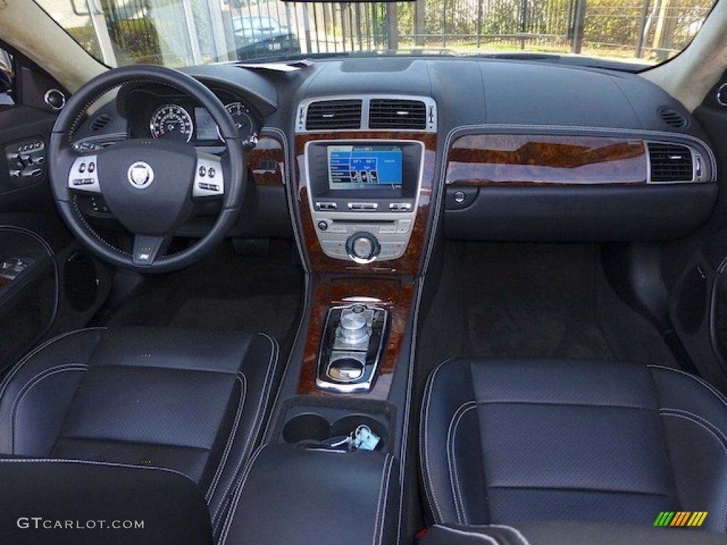 2010 Jaguar XK XKR Convertible Warm Charcoal Dashboard Photo #77860437