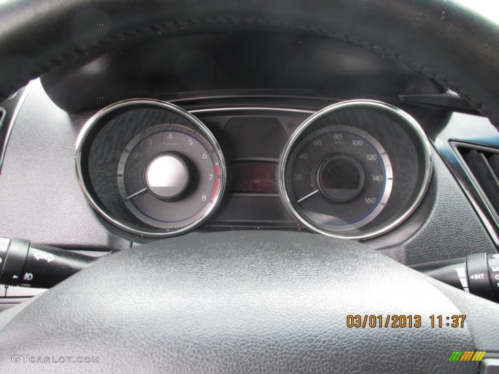 2011 Sonata Limited - Midnight Black / Black photo #11