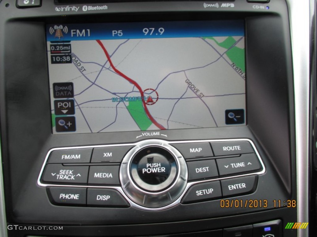 2011 Sonata Limited - Midnight Black / Black photo #13