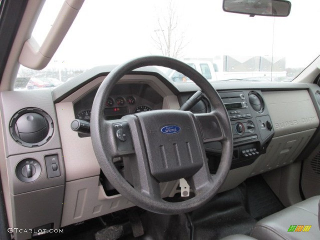 2009 Ford F250 Super Duty XL SuperCab 4x4 Medium Stone Dashboard Photo #77860899