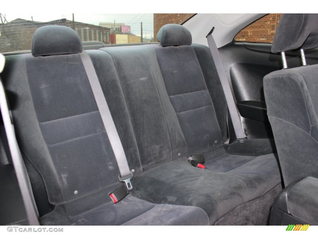 2003 Accord LX Coupe - Satin Silver Metallic / Black photo #5