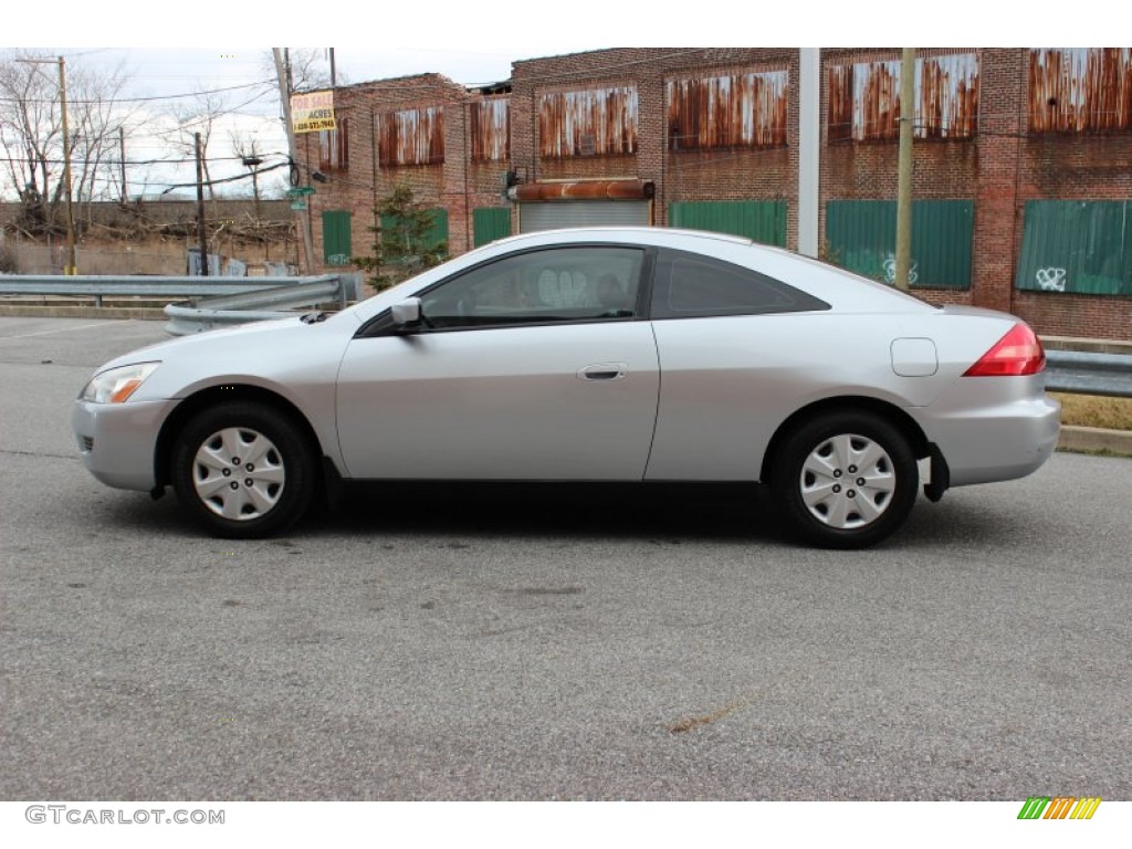 2003 Accord LX Coupe - Satin Silver Metallic / Black photo #7