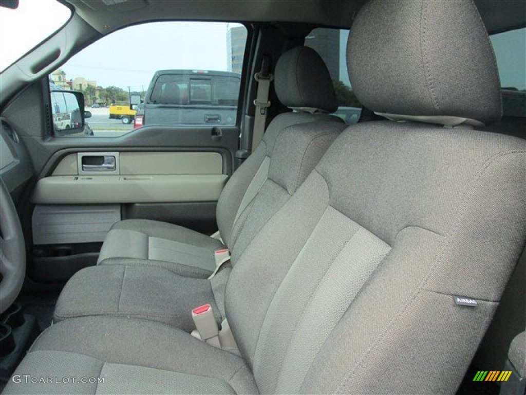 2010 F150 STX SuperCab 4x4 - Ingot Silver Metallic / Medium Stone photo #10