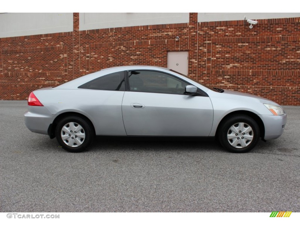 2003 Accord LX Coupe - Satin Silver Metallic / Black photo #9