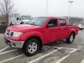 2009 Red Alert Nissan Frontier SE Crew Cab 4x4  photo #5